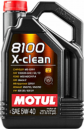 ��� ���� MOTUL 8100 X-CLEAN 5W40 5L