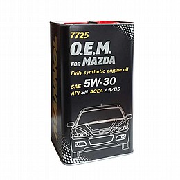 ��� ���� MANNOL 7725 O.E.M MAZDA 5W30 4L