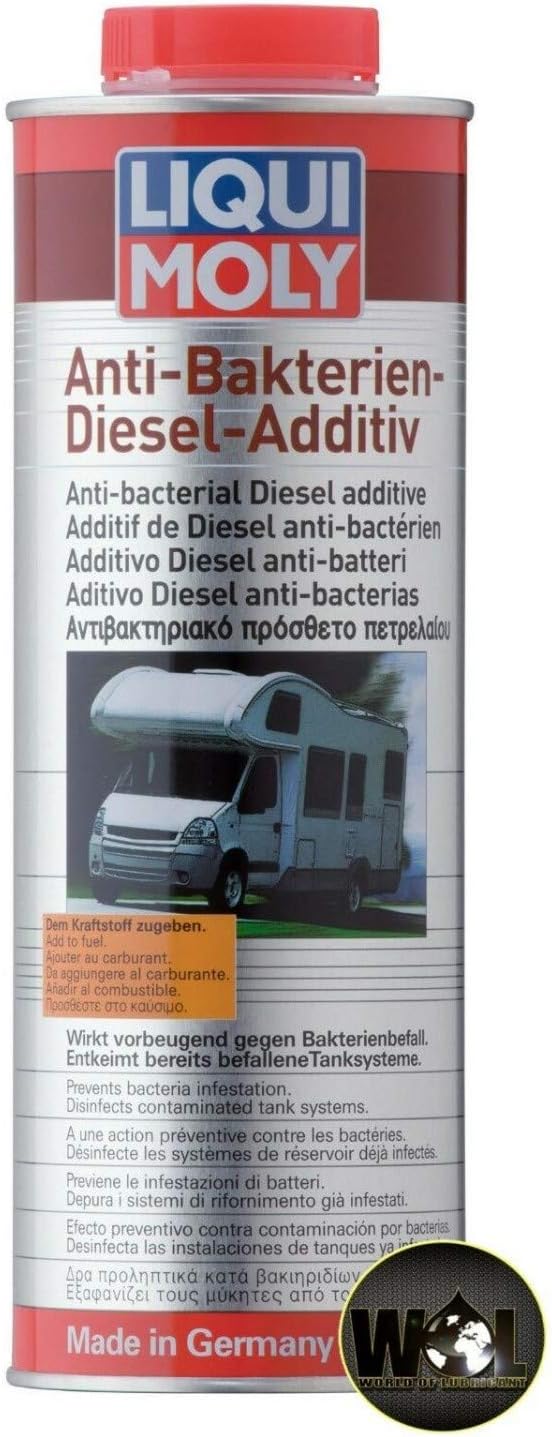 Liqui Moly Anti-Bakterien-Diesel-Additiv 21318 – 5 Liter Kanister, Made In Germany, Für Sauberes Tanken
