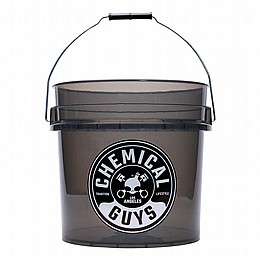  17      Chemical Guys HEAVY DUTY DETAILING BUCKET, SMOKED BLACK