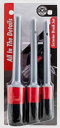 �� 3 ������ ��������� ������ ������ CHEMICAL GUYS ALL IN THE DETAILS EXTERIOR DETAILING BRUSHES