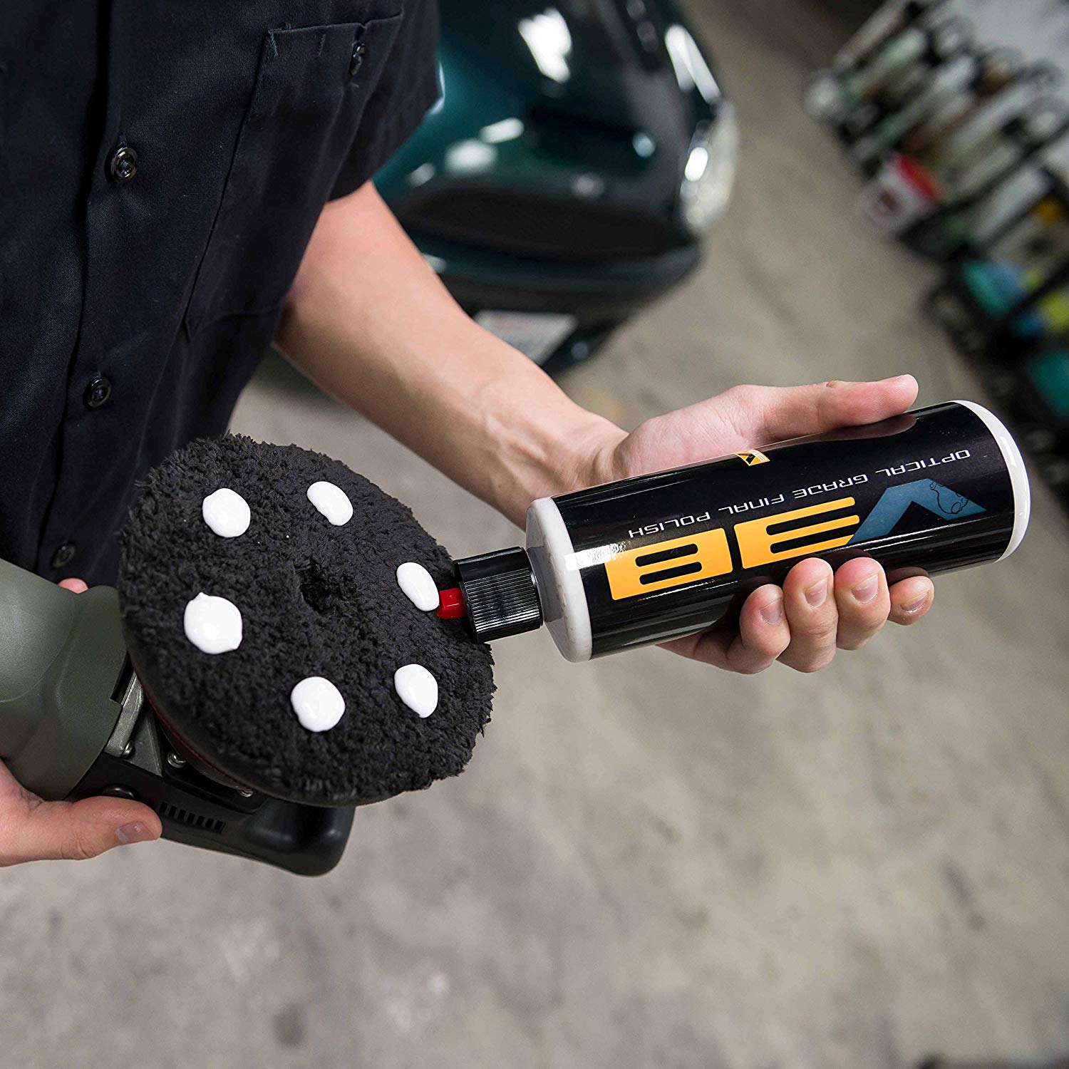 Just Motor מבית אבי חלקי חילוף פוליש שלב 4 מתוך 4 CHEMICAL GUYS V38 OPTICAL GRADE FINAL POLISH