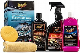 ���� ������ ���� ����� Meguiar�s M6385 Marine/RV Care New Boat Owner�s Essentials Box Kit