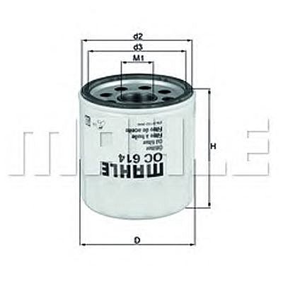 ����� ��� ���� ������ �'���� MAHLE OC614