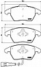 סט רפידות בלם קד' VW משופר BREMBO XTRA