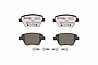 סט רפידות בלם אחורי אוקטביה מ10 משופרות BREMBO XTRA
