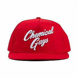 ���� ������ ���� CHEMICAL GUYS SNAP-IT-BACK RED SCRIPT HAT
