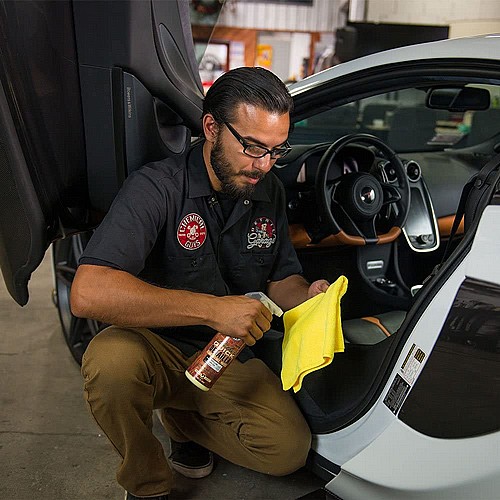 Just Motor מבית אבי חלקי חילוף תרסיס דיטיילר לריפודי עור Chemical