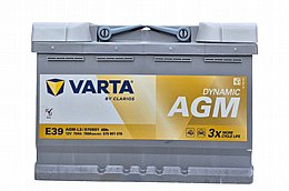 ���� VARTA �� 24 ����� ������ 70 ���� START STOP AGM E39 (��� �����)
